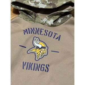 NIKE On-Field Minnesota Vikings Salute to Service Hoodie Youth  XL 14-16 EUC‎